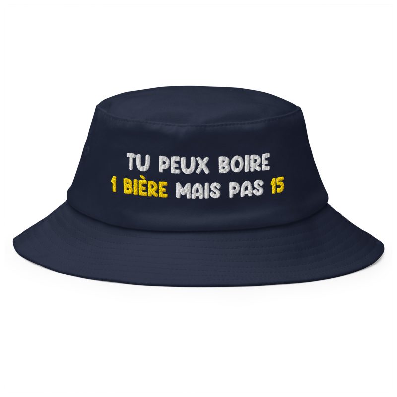 Bob tu peux boire 1 bière mais pas 15 bleu marine Bob tu peux boire 1 bière mais pas 15 bleu marine
