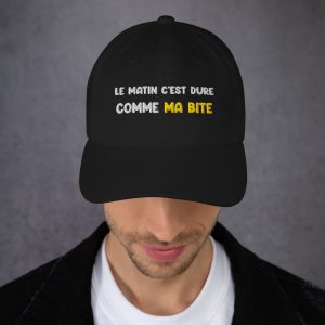 Casquette matin dure comme ma bite