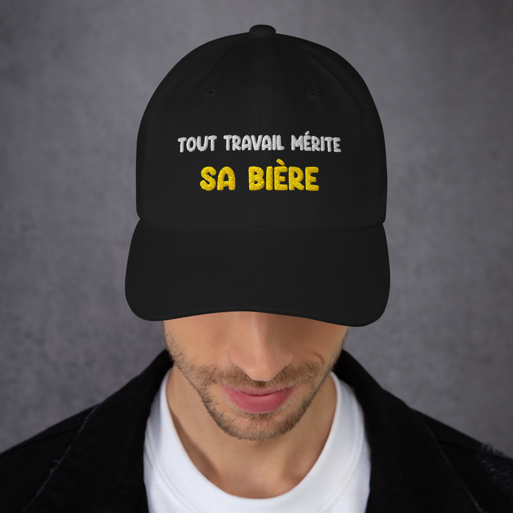 Casquette tout travail mérite sa bière