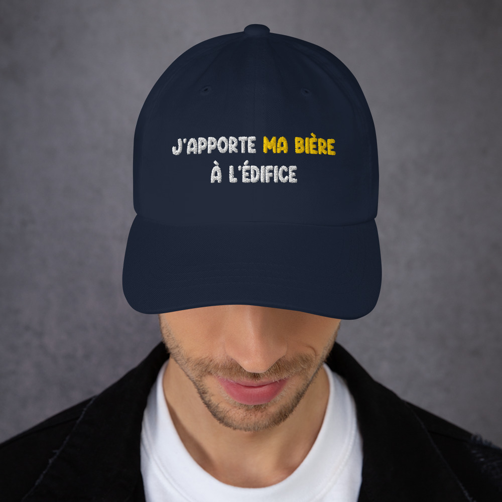 Casquette j'apporte ma bière à l'édifice – Image 4