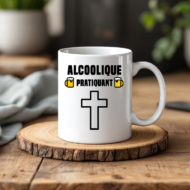 Mug alcoolique pratiquant