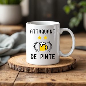 Mug attaquant de pinte