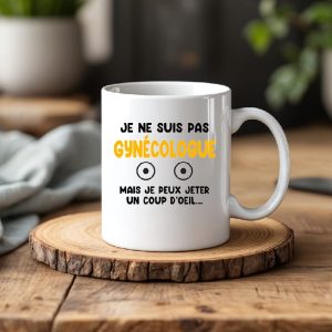 Mug beauf pas gynécologue humour