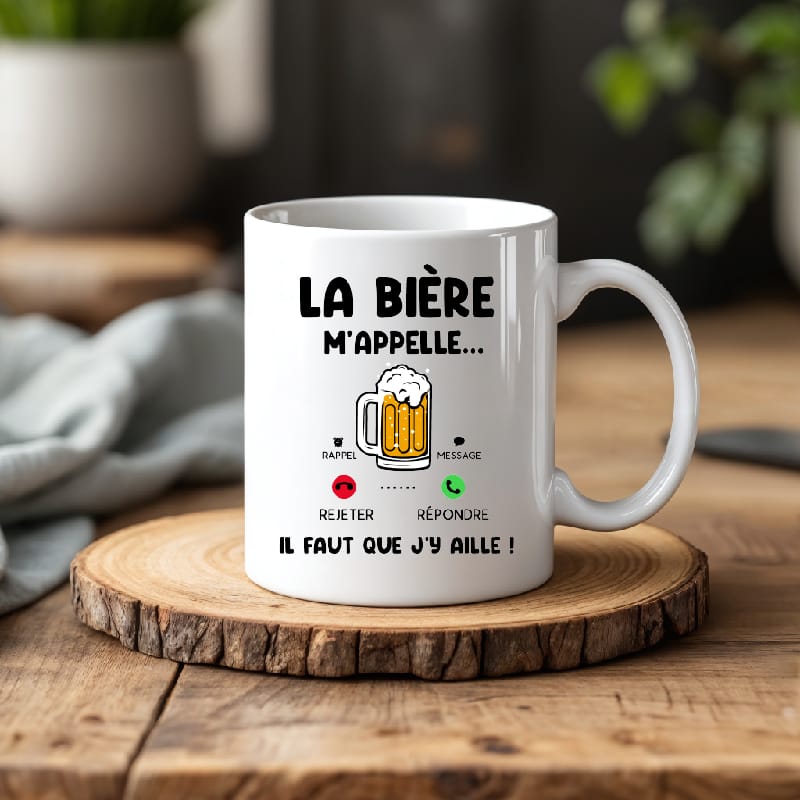 Mug bière m'appelle