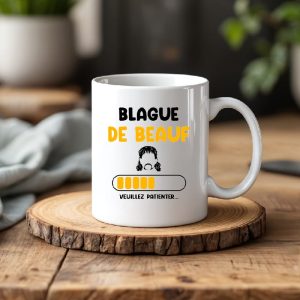 Mug blague de beauf en cours