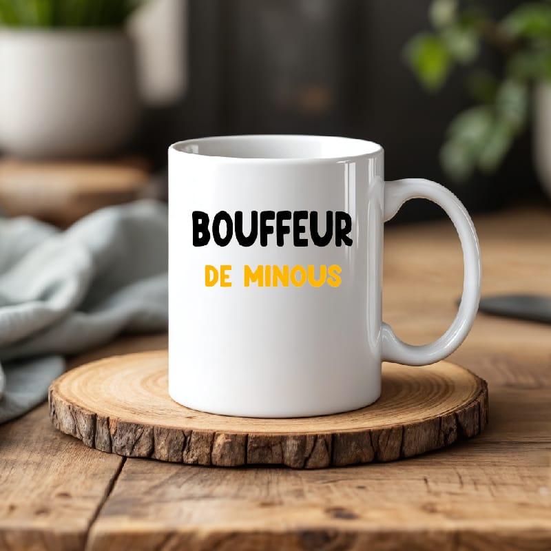 Mug bouffeur de minous beauf