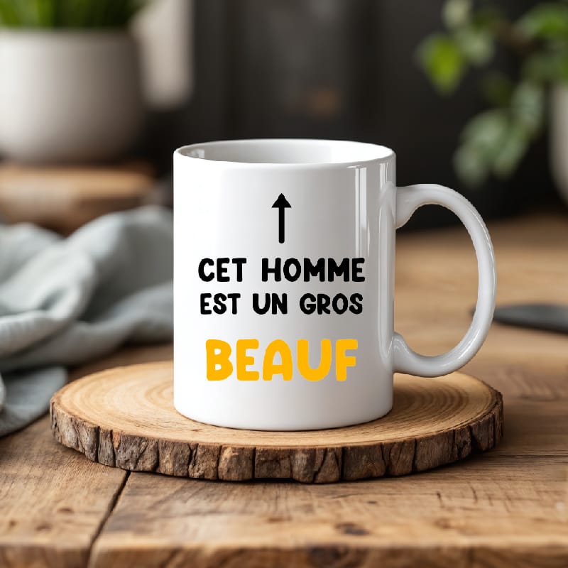 Mug cet homme est un gros beauf