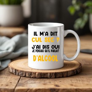 Mug cul sec alcool beauf