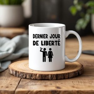 Mug dernier jour de liberté evg futur marié