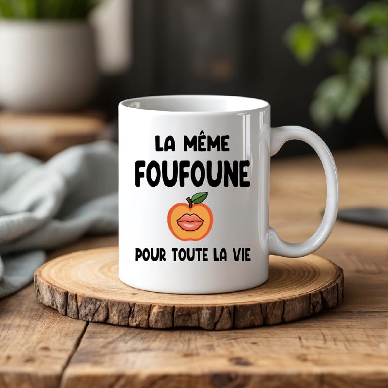 Mug evg même foufoune pour toute la vie