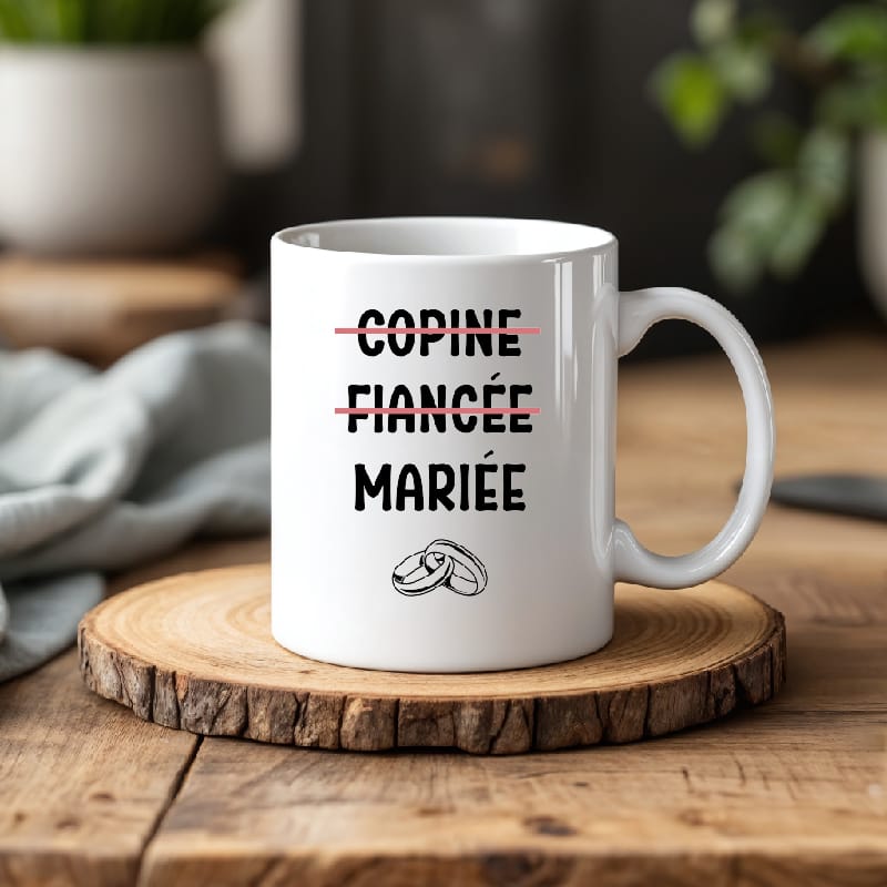 Mug future mariée fiancée copine