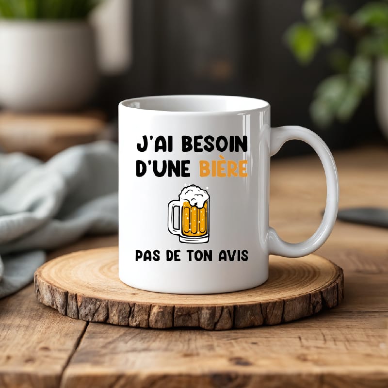 Mug j'ai besoin d'une bière