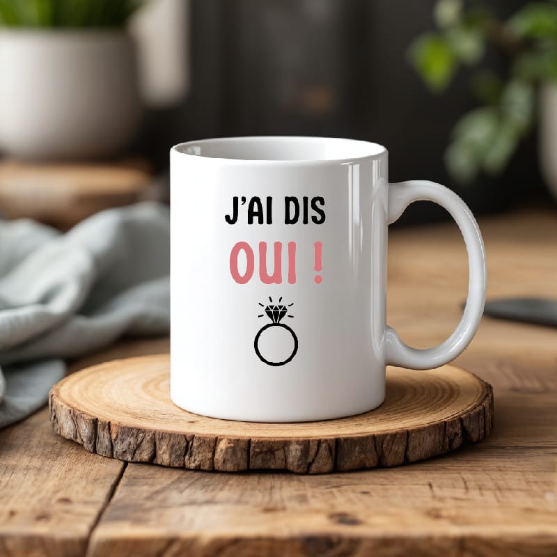 Mug j'ai dis oui future mariée