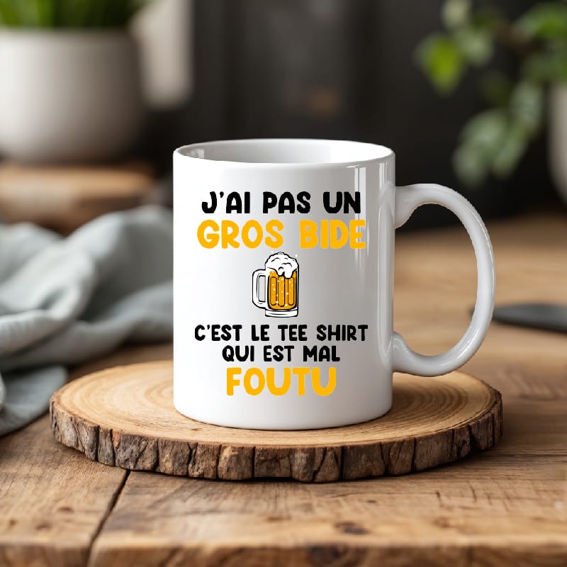 Mug j'ai pas un gros bide