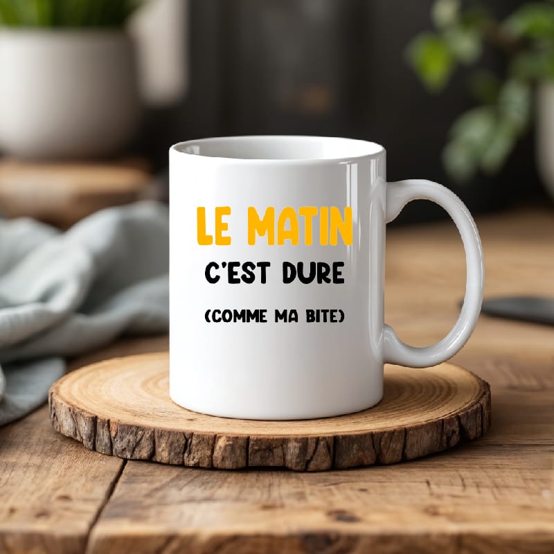 Mug matin c'est dure beauf