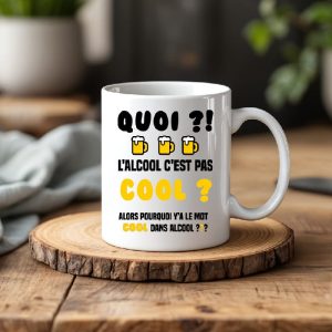Mug quoi l'alcool c est pas cool