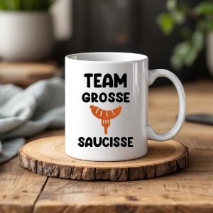 Mug team grosse saucisse bbq beauf