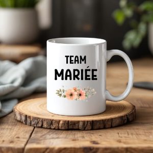 Mug team mariée