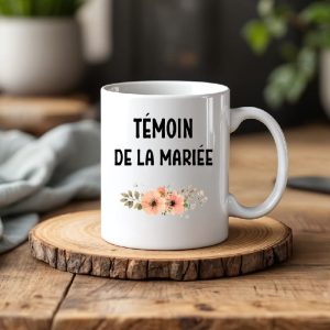 Mug témoin de la mariée