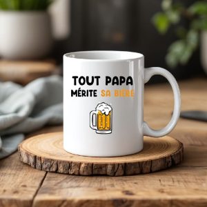 Mug tout papa mérite sa bière