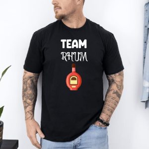 T shirt Team rhum noir