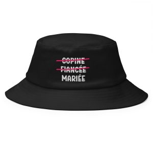 Bob copine fiancée mariée noir