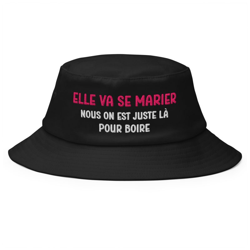 Bob elle va se marier on est juste là pour boire noir