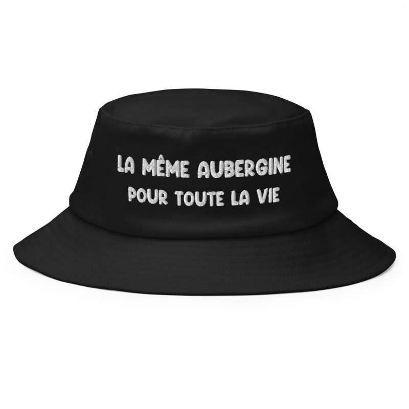 Bob la même aubergine pour toute la vie noir