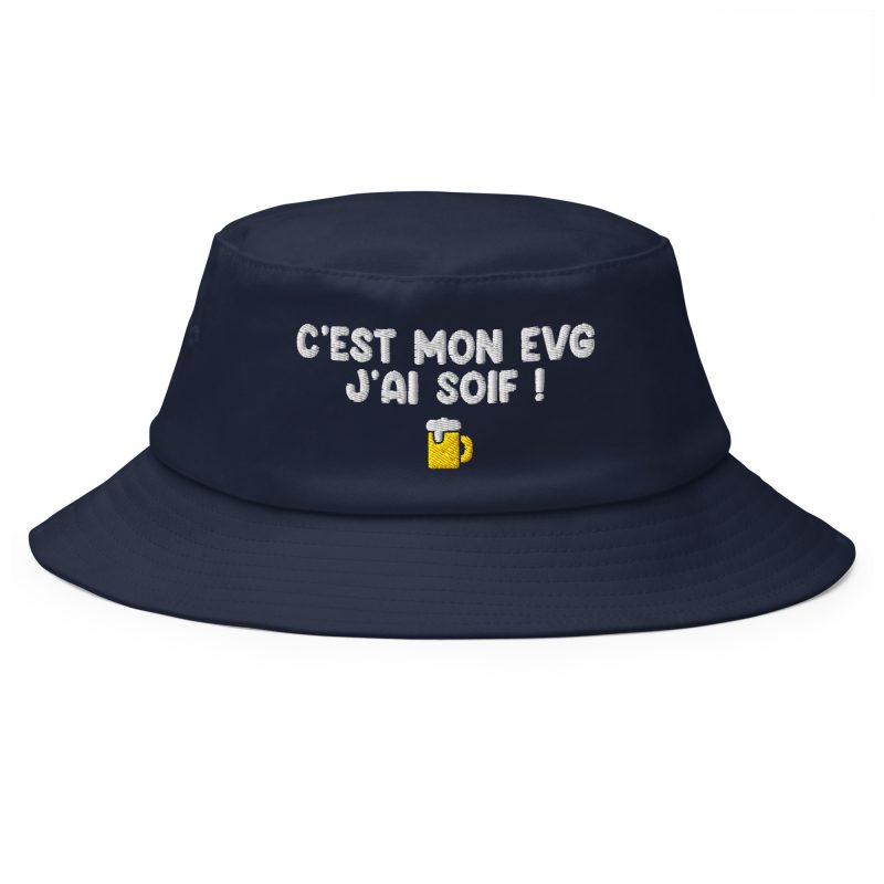 Bob c’est mon evg j’ai soif bleu marine Bob c'est mon evg j'ai soif bleu marine