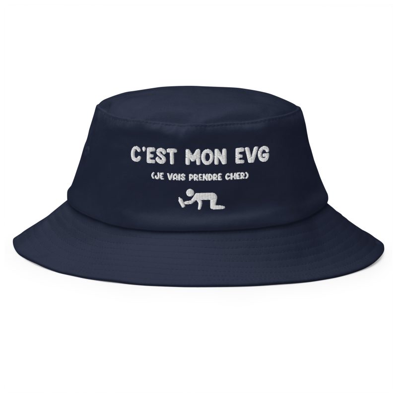 Bob c’est mon evg je vais prendre cher bleu marine Bob c'est mon evg je vais prendre cher bleu marine