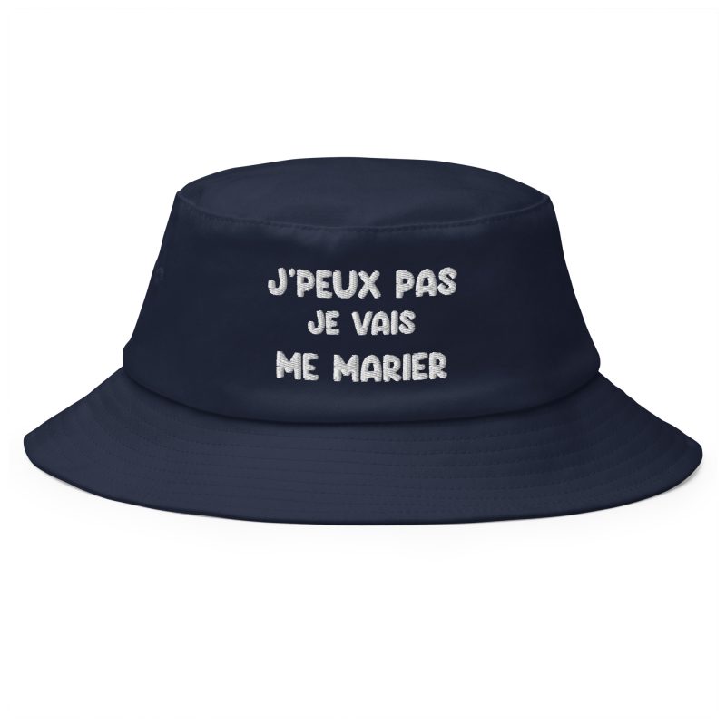 Bob je peux pas je vais me marier bleu marine Bob je peux pas je vais me marier bleu marine