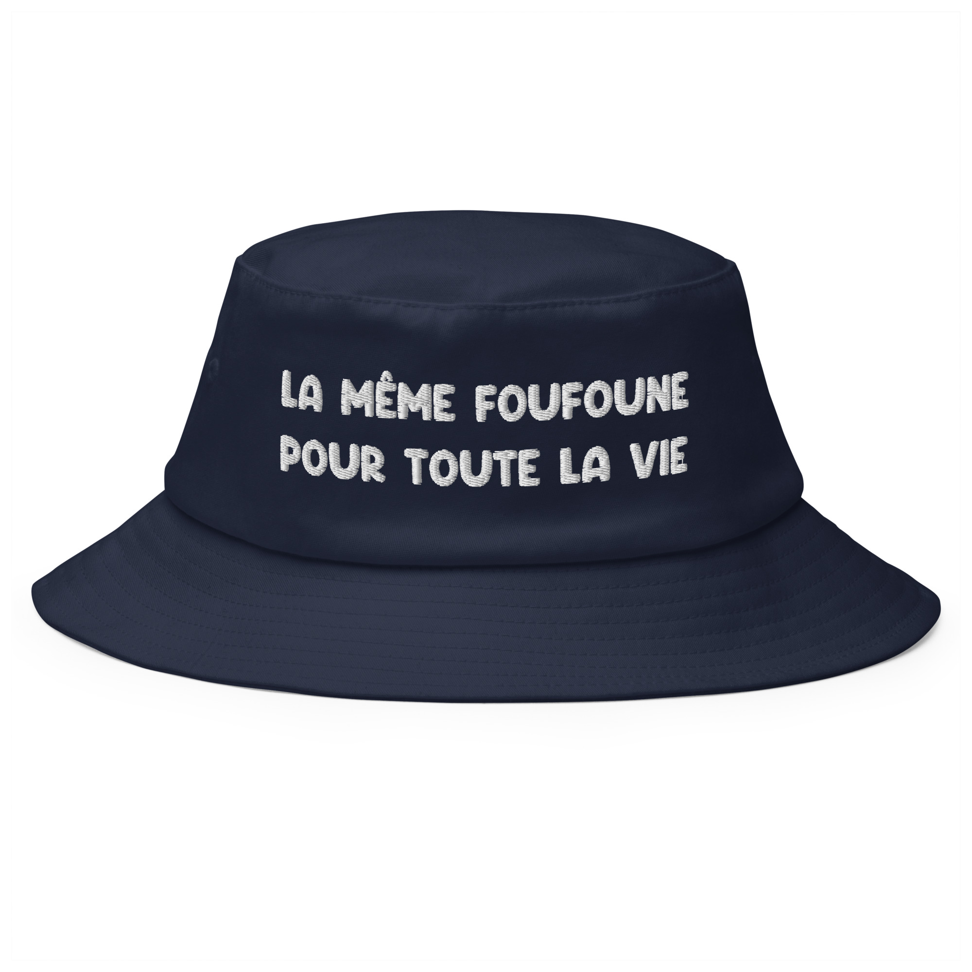 Bob la même foufoune pour toute la vie bleu marine