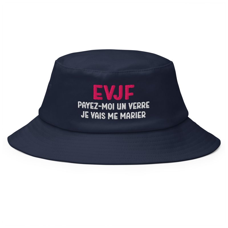 Bob evjf payez moi un verre je vais me marier bleu marine