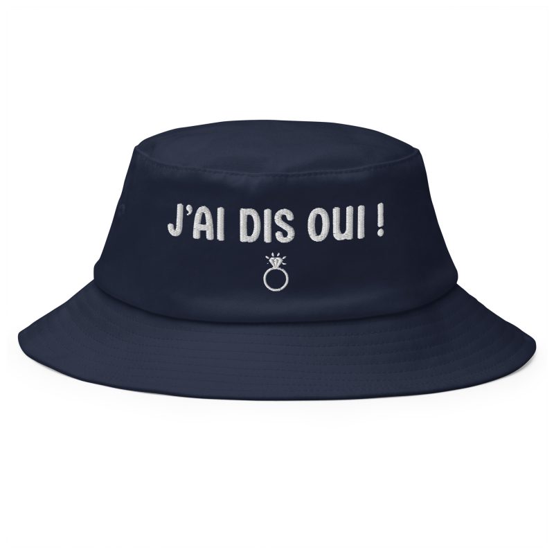 Bob j’ai dis oui bleu marine Bob j'ai dis oui bleu marine