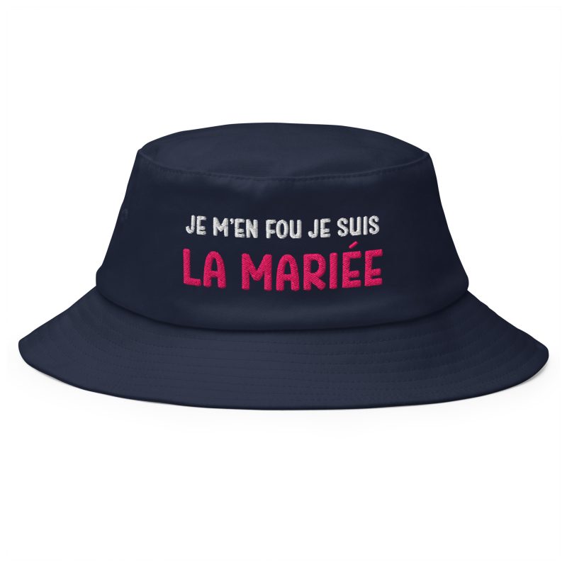 Bob je m'en fou je suis la mariée bleu marine