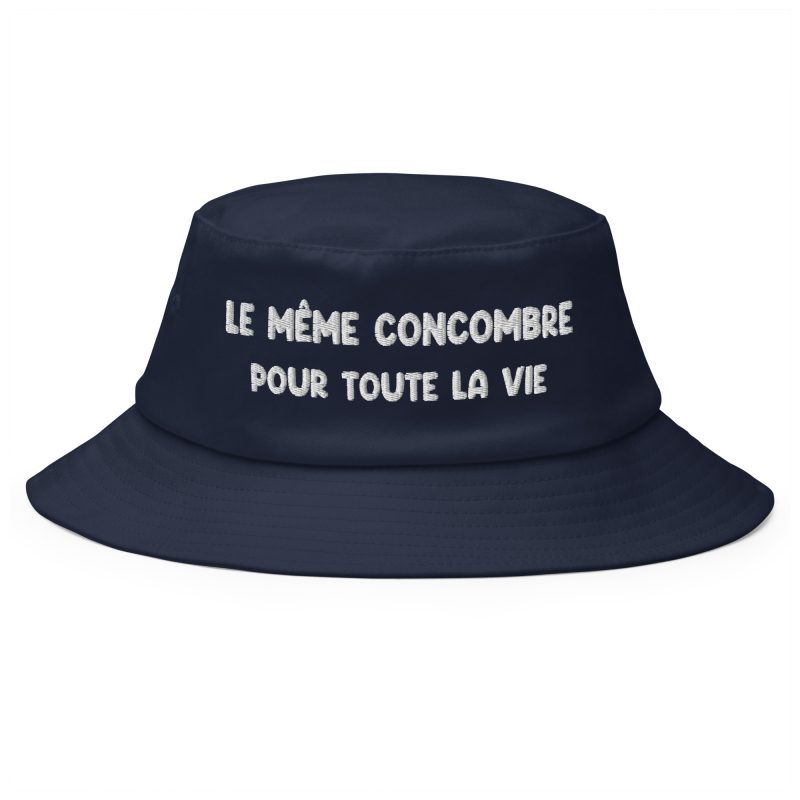 Bob le même concombre pour toute la vie bleu marine Bob le même concombre pour toute la vie bleu marine