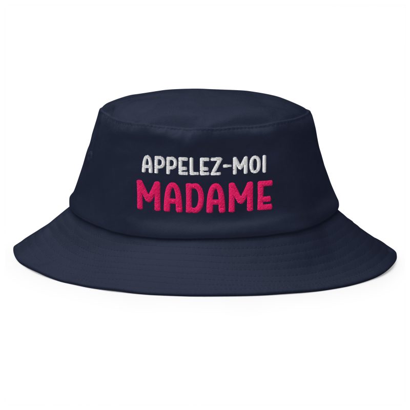 Bob appelez-moi madame bleu marine Bob appelez-moi madame bleu marine