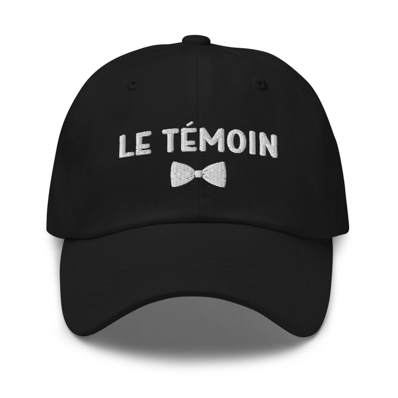 Casquette le témoin noir