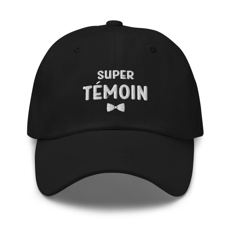 Casquette super témoin noir