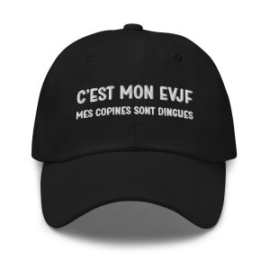 Casquette c'est mon evjf mes copines sont dingues noir