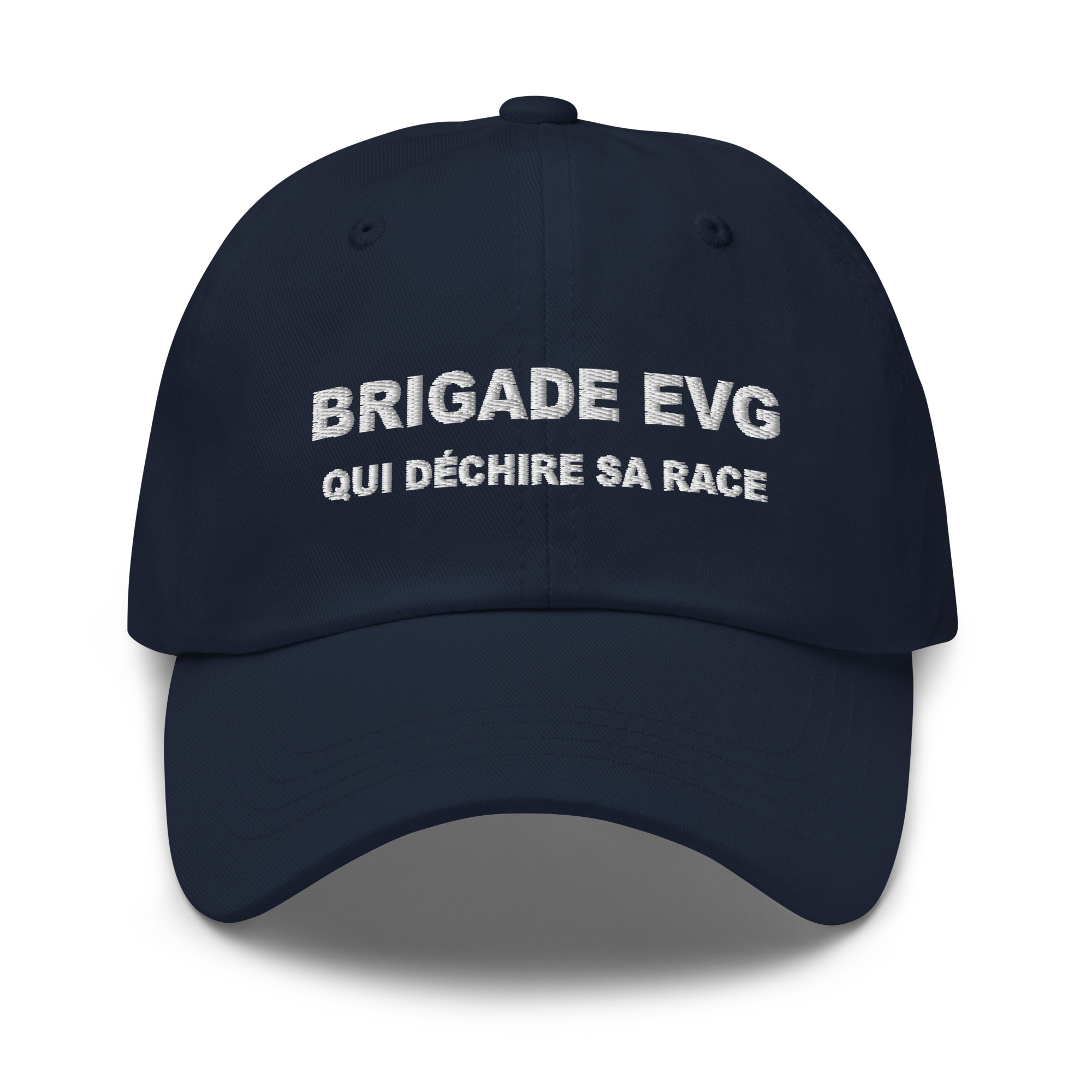 Casquette brigade evg qui déchire sa race bleu marine