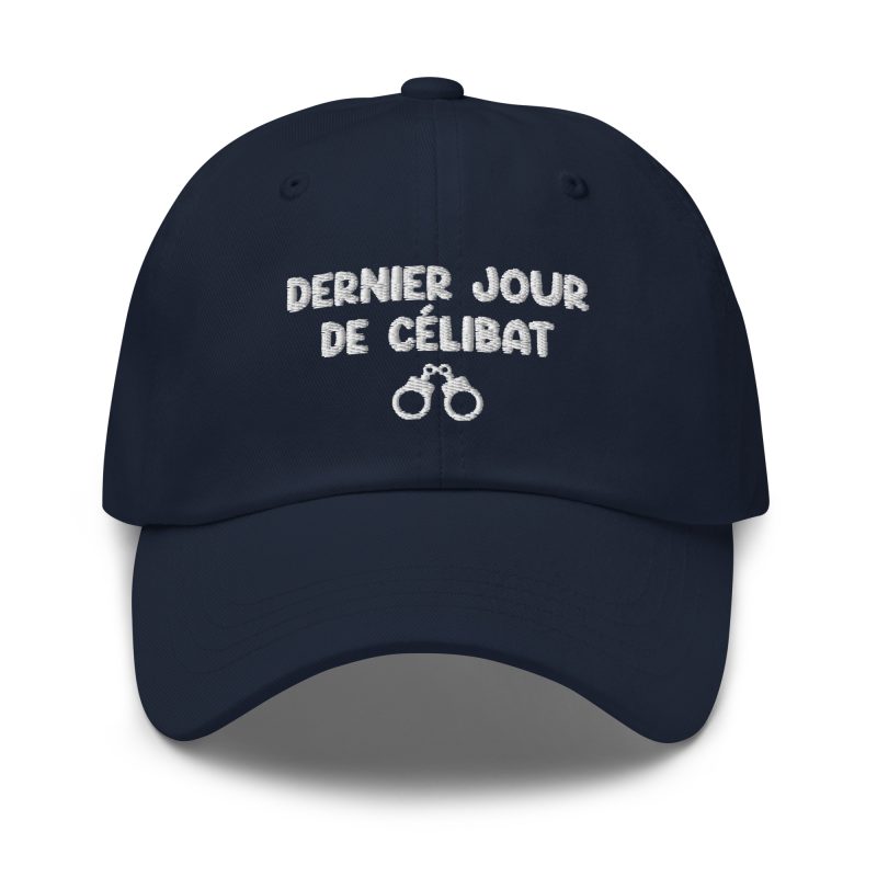 Casquette dernier jour de célibat bleu marine Casquette dernier jour de célibat bleu marine