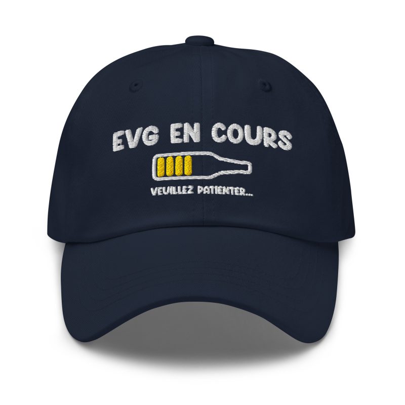 Casquette evg en cours bière bleu marine Casquette evg en cours bière bleu marine
