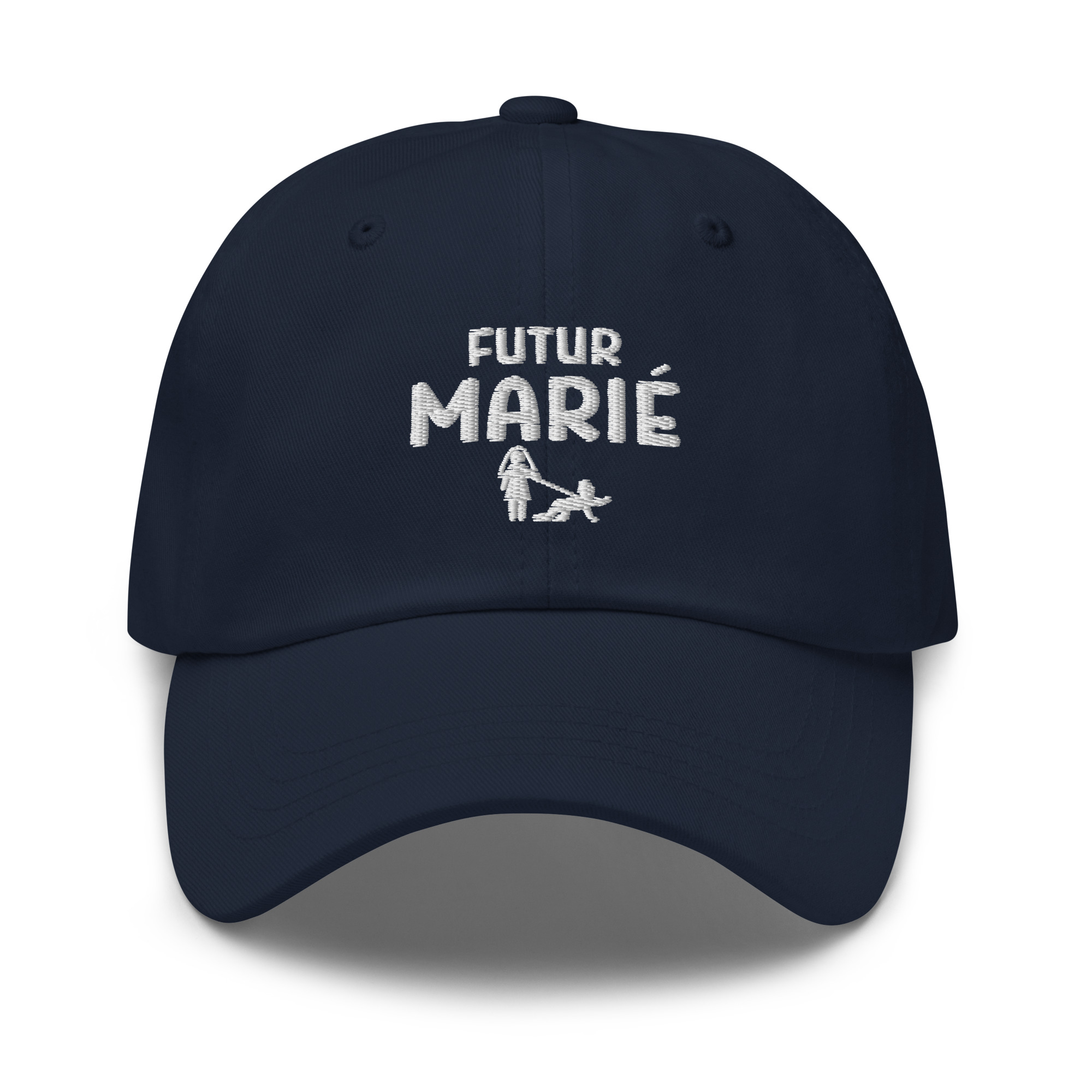 Casquette futur marié game over bleu marine