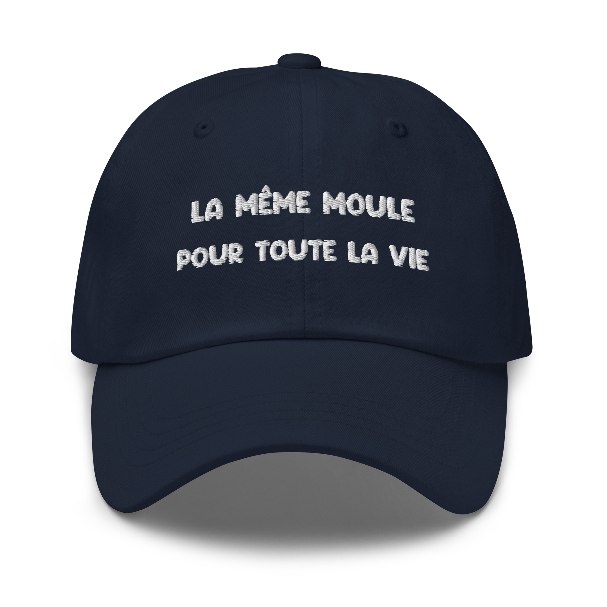 Casquette la même moule pour toute la vie bleu marine