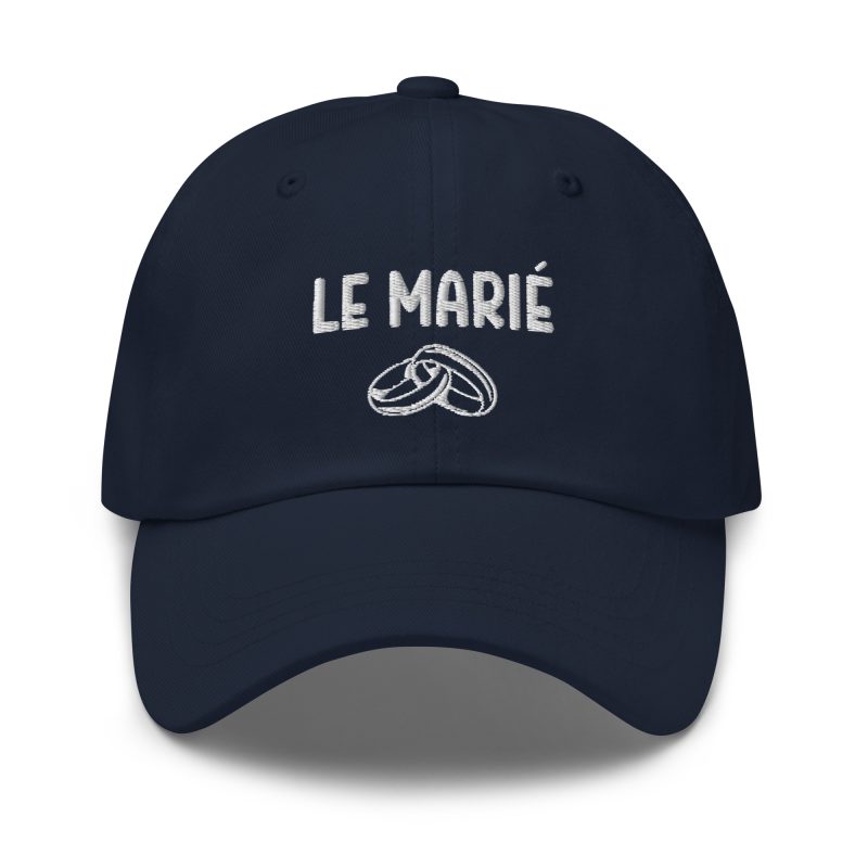 Casquette le marié bleu marine Casquette le marié bleu marine