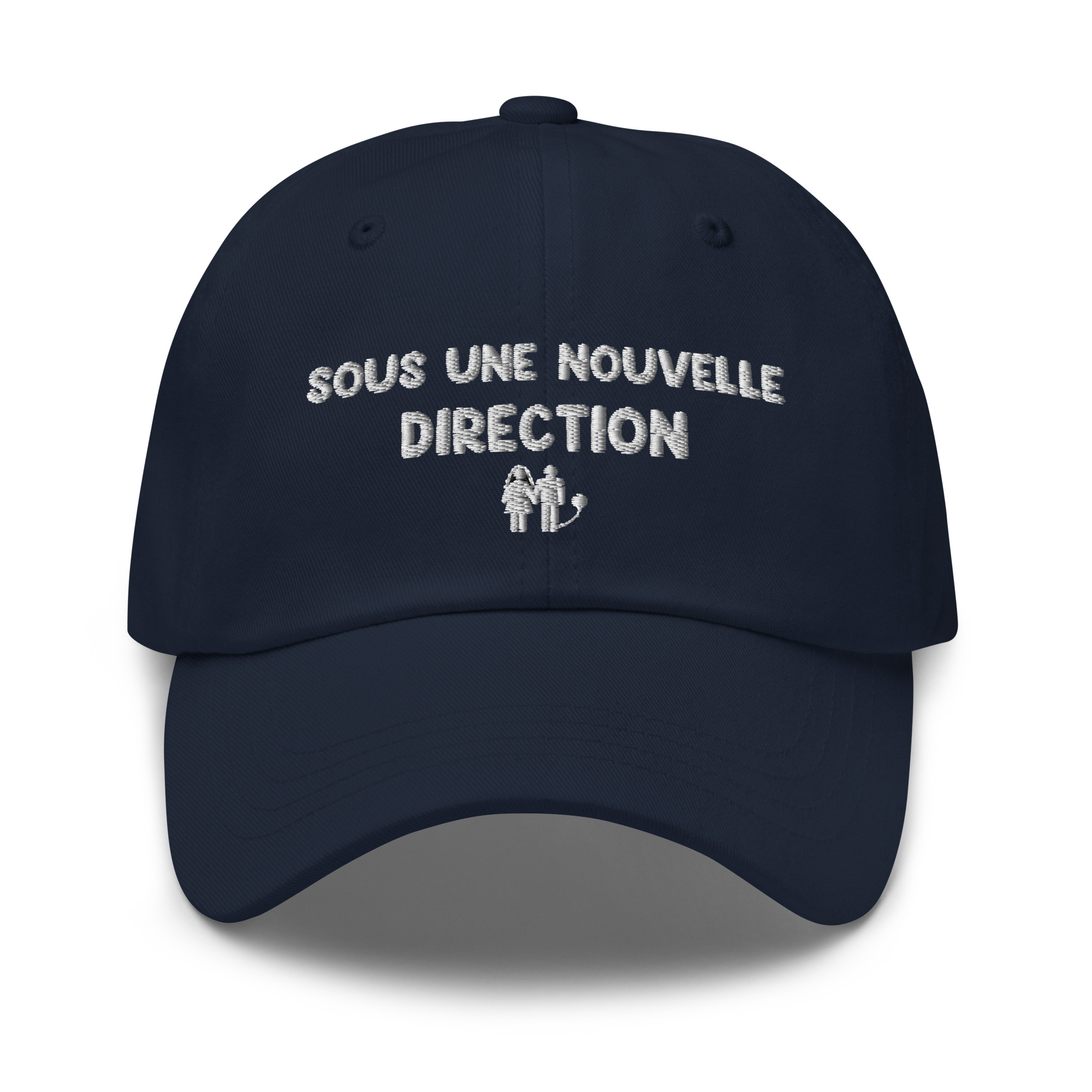 Casquette sous une nouvelle direction bleu marine