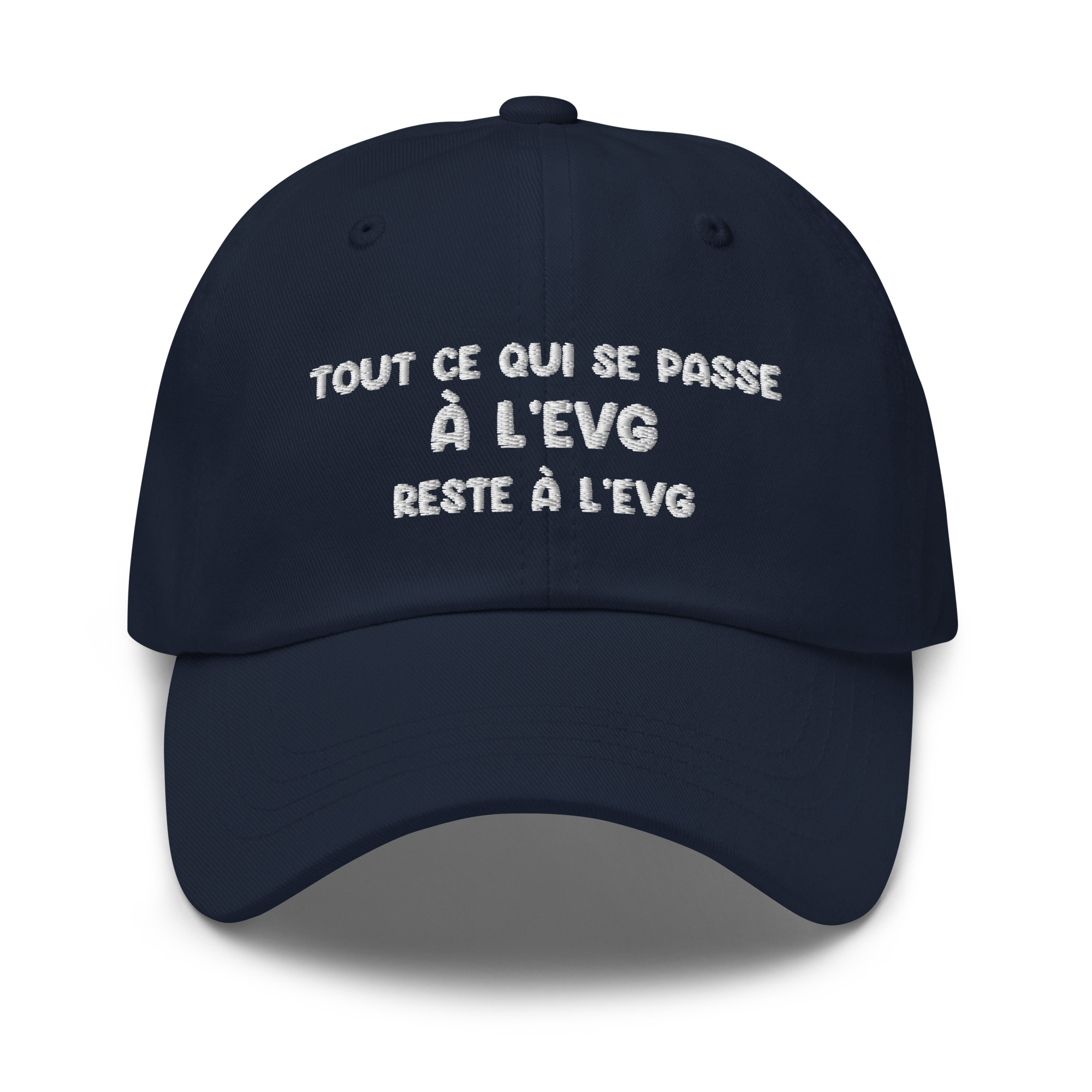 Casquette tout ce qui se passe evg reste evg bleu marine