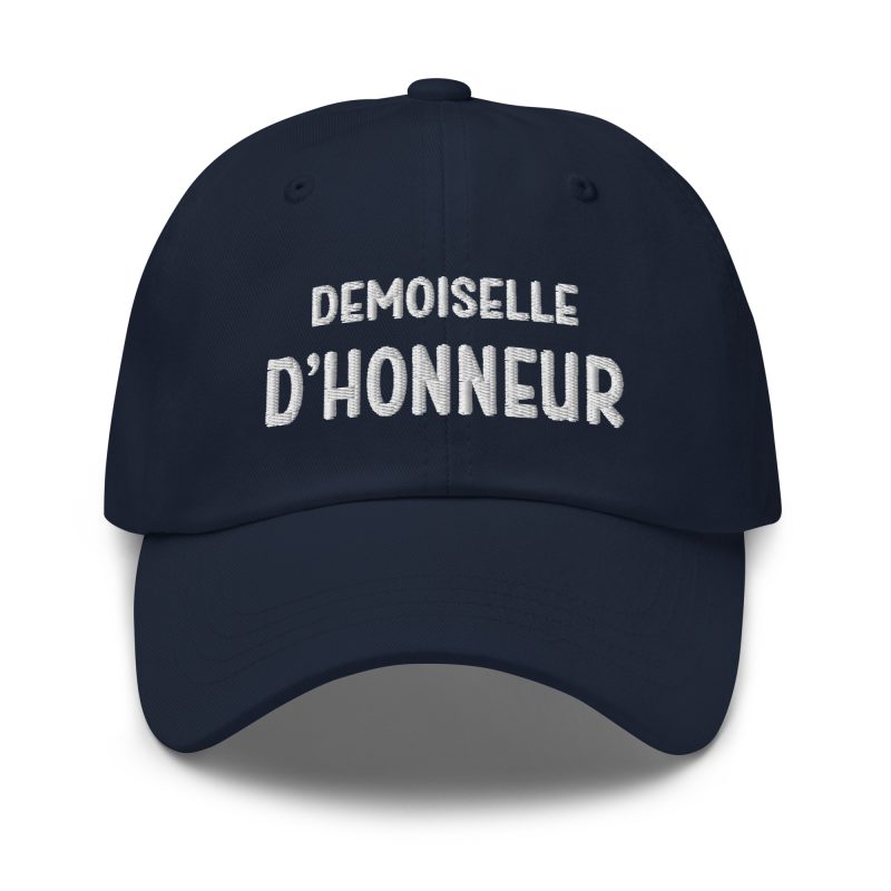 Casquette demoiselle d’honneur bleu marine Casquette demoiselle d'honneur bleu marine