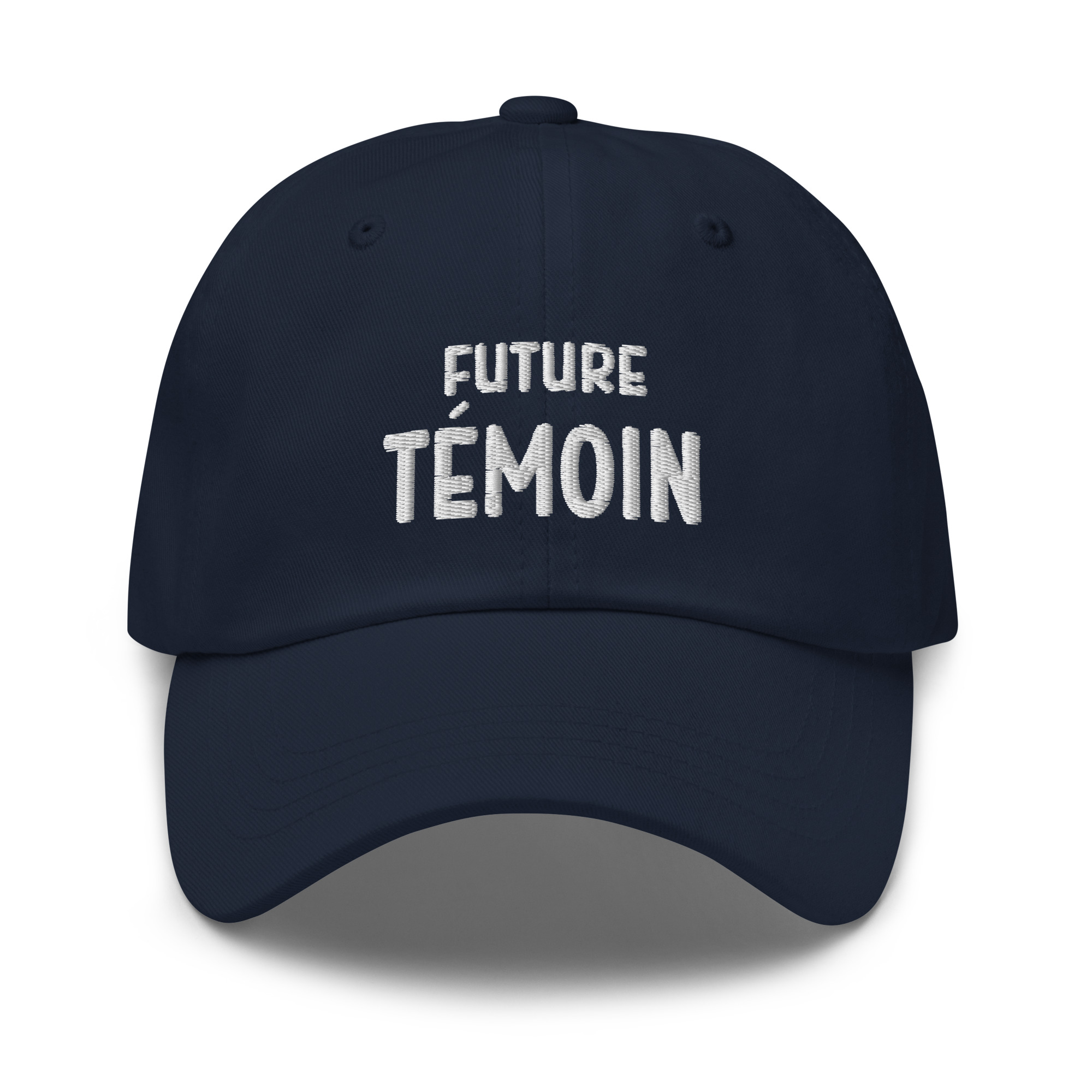 Casquette future témoin bleu marine